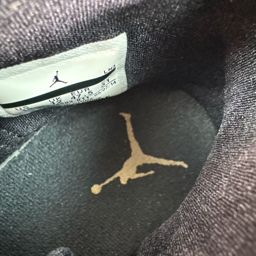 Nike Air Jordan Future Black Reflective Sneakers Shoes Size 13 High Top - Picture 14 of 16
